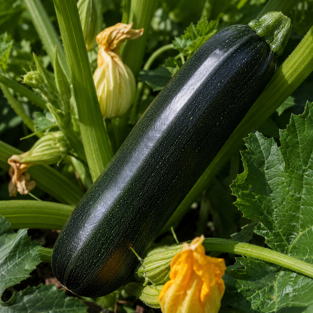 Fresh certified organic Zucchini grown by Murray Valley Organics